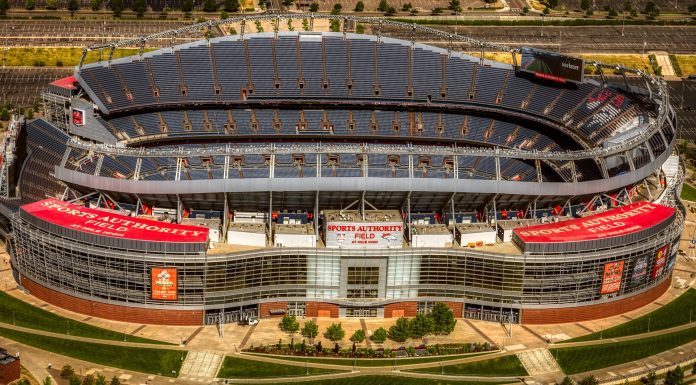 Mile High Stadium - Home of NFL team Denver Broncos