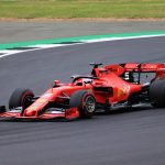 Ferrari F1 car driven by Sebastian Vettel