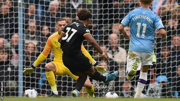 Wolves beat Man City home and away in the Premier League last season.