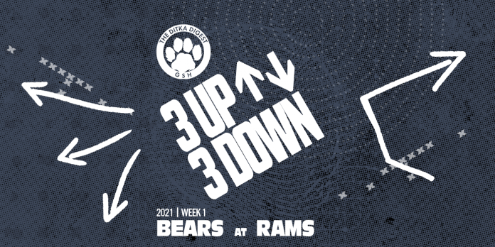 3 up 3 down Bears vs Rams