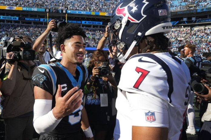 Panthers down Texans for 1st win of season